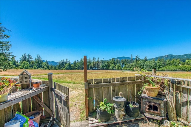 93 Ship Bay Ln, Orcas Island, WA 98245 - view of yard featuring a mountain view