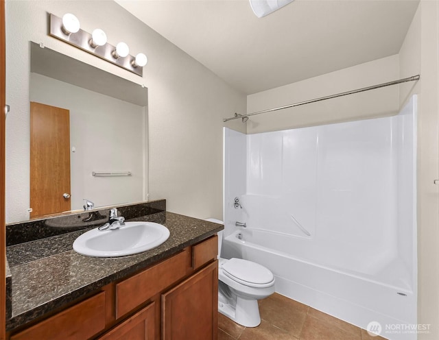 1422 Lincoln St, Bellingham, WA 98229 - bathroom with vanity, tile patterned floors, and tub / shower combination