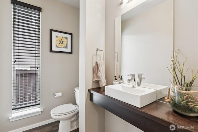 5624 S 344th Ct, Auburn, WA 98001 - bathroom with toilet and wood finished floors