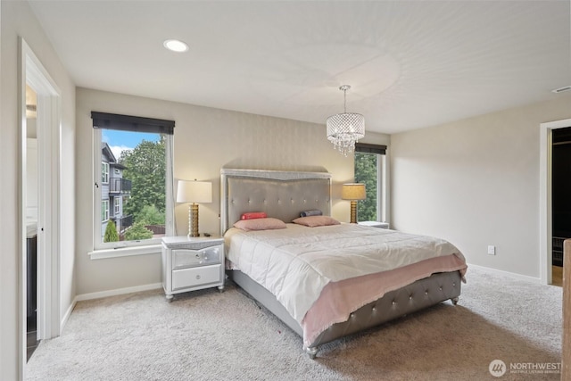 5624 S 344th Ct, Auburn, WA 98001 - carpeted bedroom featuring multiple windows and recessed lighting