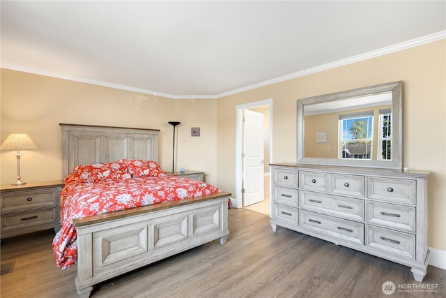 13034 SE 209th Ct, Kent, WA 98031 - bedroom featuring wood finished floors and crown molding