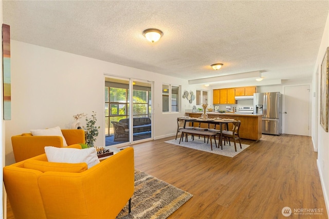 17114 SE 130th Ave, Renton, WA 98058 - living area with a textured ceiling and light wood finished floors