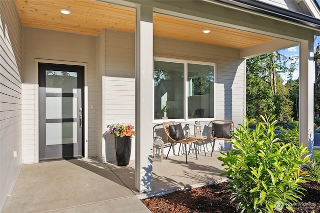 251 Sweet Gum Dr, Blaine, WA 98230 - doorway to property with a porch