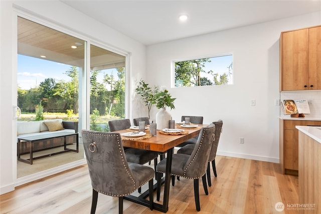 251 Sweet Gum Dr, Blaine, WA 98230 - dining room with light wood-style flooring and recessed lighting