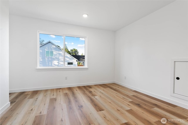 251 Sweet Gum Dr, Blaine, WA 98230 - spare room featuring light wood-type flooring and baseboards