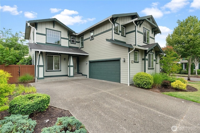 7701 Rushmore Ave NE, Lacey, WA 98516 - craftsman inspired home featuring driveway, an attached garage, and board and batten siding