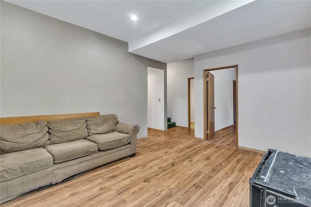 25128 168th Pl SE, Covington, WA 98042 - living area with light wood-style flooring and recessed lighting