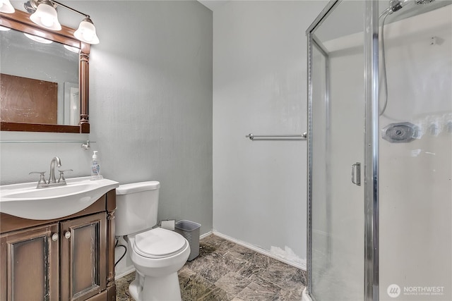 25128 168th Pl SE, Covington, WA 98042 - bathroom with a shower stall and vanity