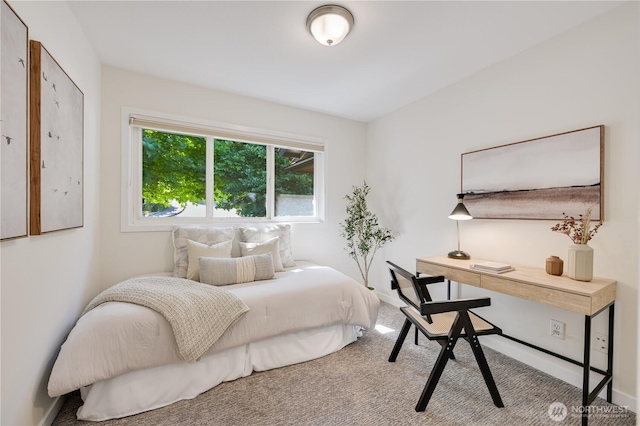 804 109th Ave SE, Bellevue, WA 98004 - carpeted bedroom with a desk and baseboards