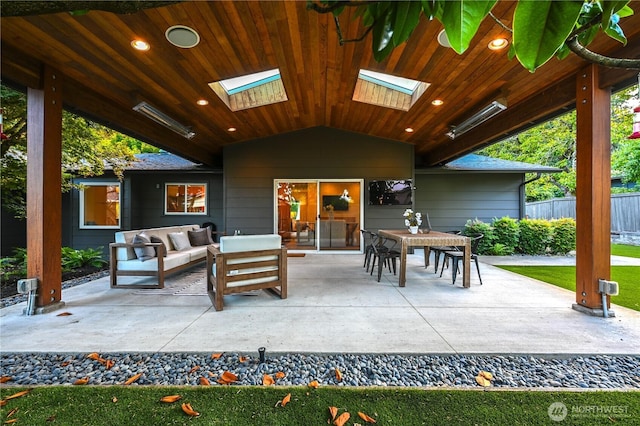 804 109th Ave SE, Bellevue, WA 98004 - view of patio / terrace featuring an outdoor hangout area and outdoor dining area