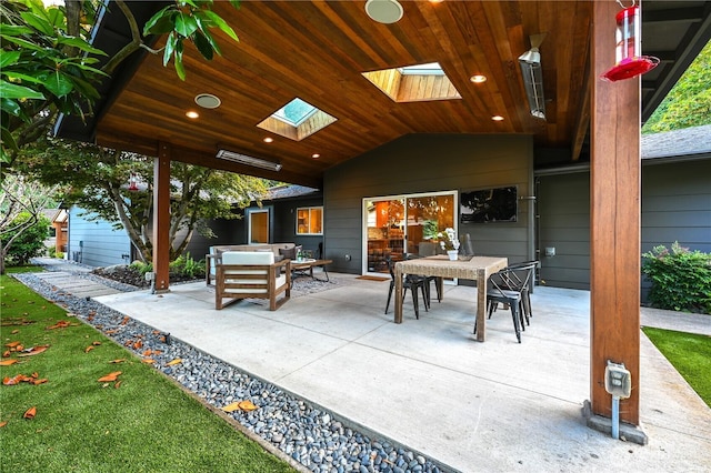 804 109th Ave SE, Bellevue, WA 98004 - view of patio featuring outdoor lounge area and outdoor dining space