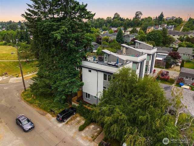 5404 26th Ave SW, Seattle, WA 98106 - drone / aerial view of a tree filled landscape