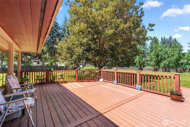 9327 E Leavenworth Rd, Leavenworth, WA 98826 - deck with a fenced backyard