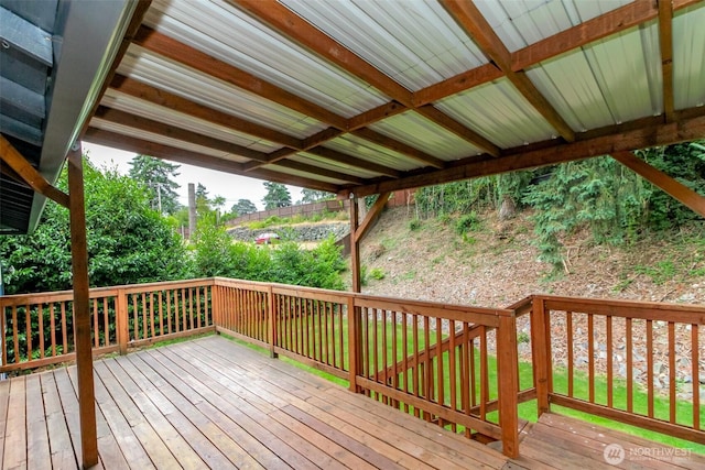 416 142nd Street Ct S, Tacoma, WA 98444 - view of wooden deck