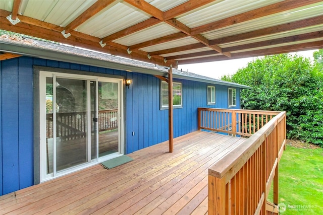 416 142nd Street Ct S, Tacoma, WA 98444 - view of wooden terrace