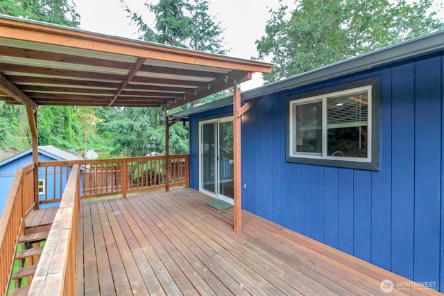 416 142nd Street Ct S, Tacoma, WA 98444 - view of wooden terrace