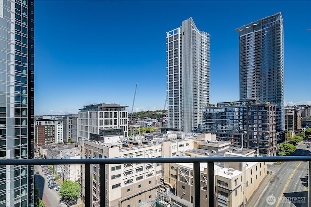 2121 Terry Ave Unit 1402, Seattle, WA 98121 - balcony featuring a city view
