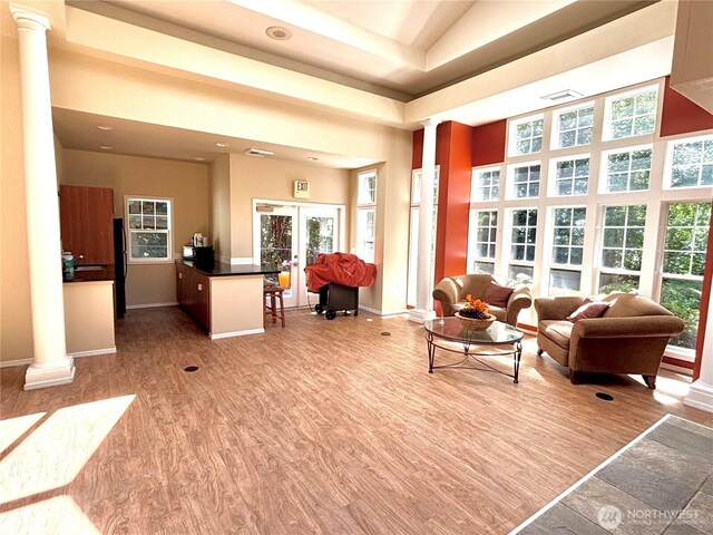 7711 NE 175th St Unit E110, Kenmore, WA 98028 - common area with recessed lighting and a towering ceiling