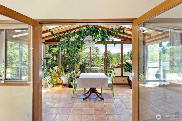 2815 60th Street Ct NW, Gig Harbor, WA 98335 - sunroom / solarium featuring vaulted ceiling