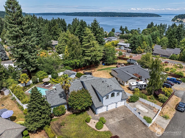 2815 60th Street Ct NW, Gig Harbor, WA 98335 - drone / aerial view of a large body of water