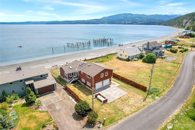 451 Beach Dr, Sequim, WA 98382 - view of subject property featuring a water and mountain view
