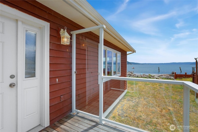 451 Beach Dr, Sequim, WA 98382 - balcony featuring a water view