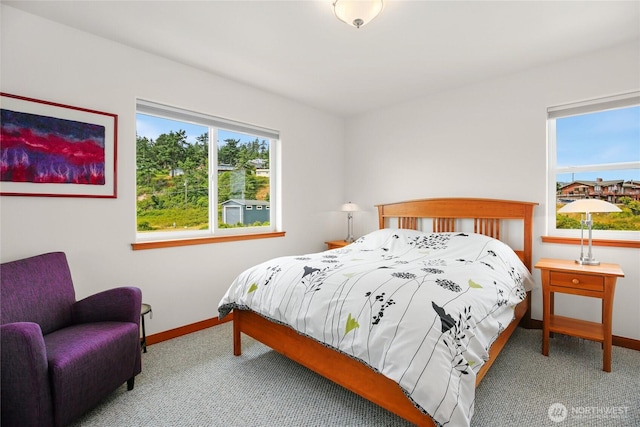 451 Beach Dr, Sequim, WA 98382 - carpeted bedroom with baseboards