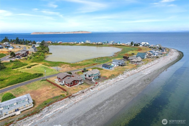 451 Beach Dr, Sequim, WA 98382 - aerial view of a large body of water