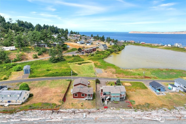 451 Beach Dr, Sequim, WA 98382 - bird's eye view of a large body of water