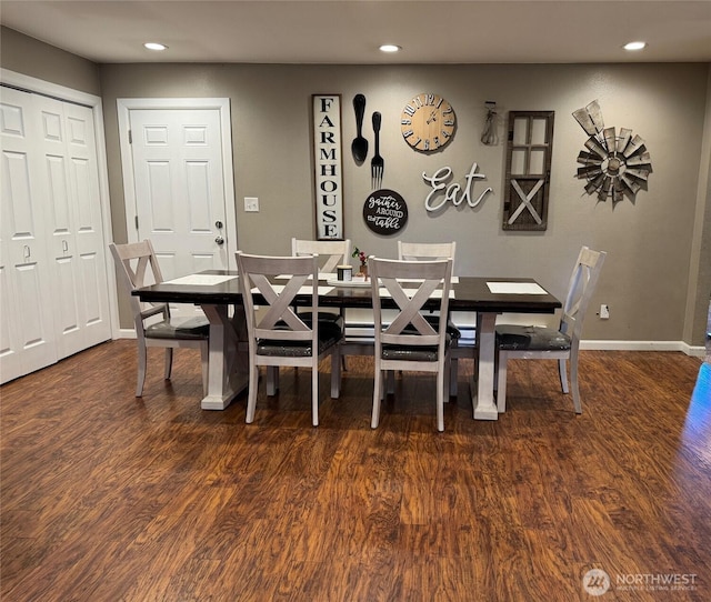 750 Chuckhole Way, Forks, WA 98331 - dining space with recessed lighting and wood finished floors