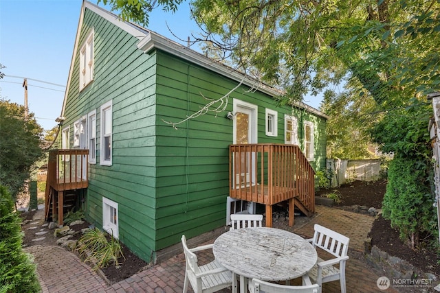 5803 Latona Ave NE, Seattle, WA 98105 - view of side of property featuring a patio area and outdoor dining area