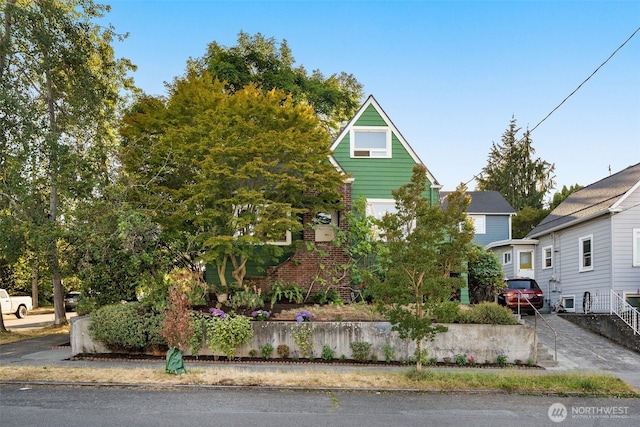 5803 Latona Ave NE, Seattle, WA 98105 - view of property hidden behind natural elements