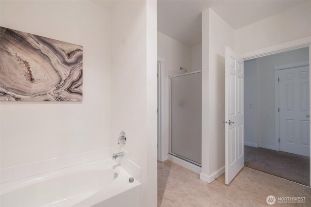 13301 SE 79th Pl Unit B-402, Newcastle, WA 98059 - bathroom with a shower stall and a bath