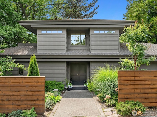 5115 NE Latimer Pl, Seattle, WA 98105 - view of front of house featuring roof with shingles