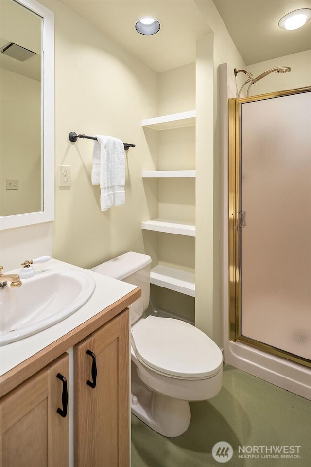 5115 NE Latimer Pl, Seattle, WA 98105 - full bathroom featuring a shower stall and vanity