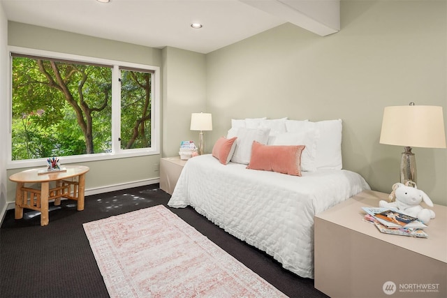 5115 NE Latimer Pl, Seattle, WA 98105 - bedroom featuring carpet floors and recessed lighting
