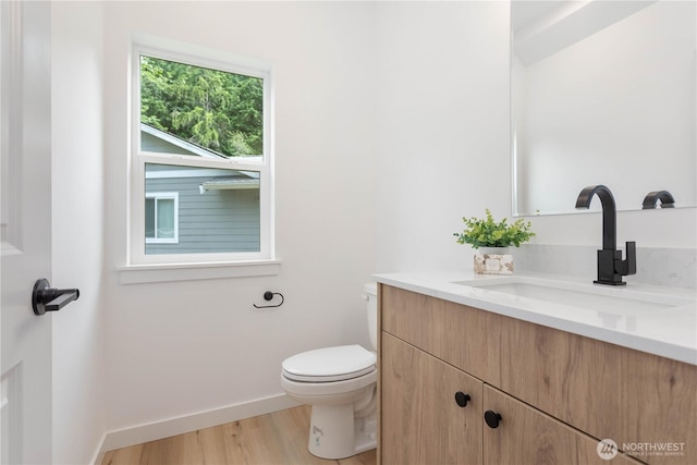 4710 Sagebrush Ln, Blaine, WA 98230 - bathroom featuring vanity and wood finished floors