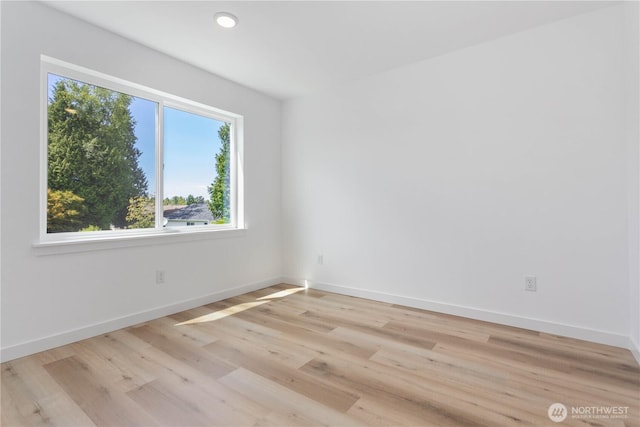 4710 Sagebrush Ln, Blaine, WA 98230 - spare room with baseboards and light wood-style flooring