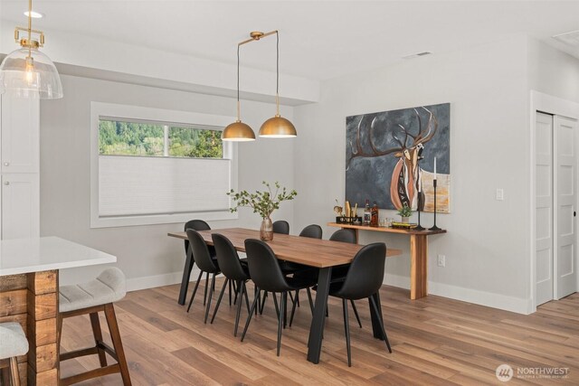 135 Main St E, Packwood, WA 98361 - dining room with light wood finished floors