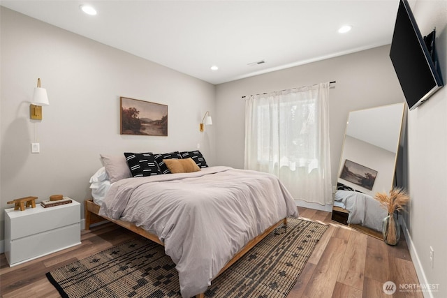 135 Main St E, Packwood, WA 98361 - bedroom with light wood finished floors and recessed lighting