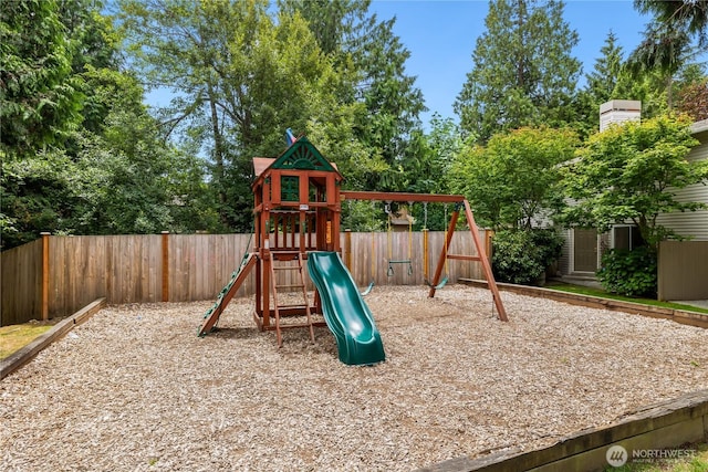 18910 Bothell Everett Hwy Unit K3, Bothell, WA 98012 - view of jungle gym featuring a fenced backyard