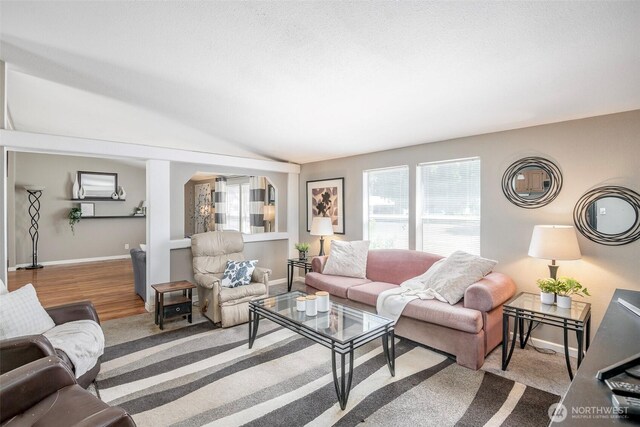 16420 SE 269th St SE, Covington, WA 98042 - living area with lofted ceiling and arched walkways