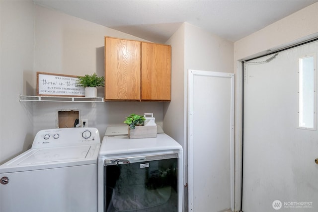 16420 SE 269th St SE, Covington, WA 98042 - laundry room featuring cabinet space and washer and dryer