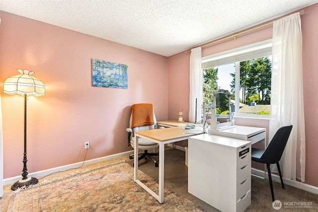 4201 SW 328th Ct, Federal Way, WA 98023 - office with a textured ceiling and baseboards