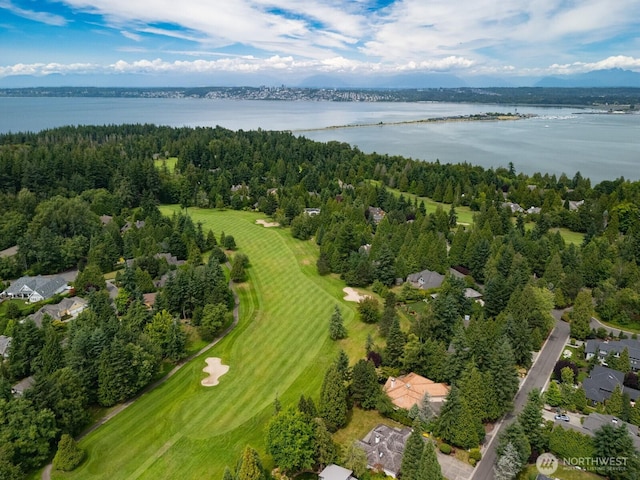 8834 Goldeneye Ln, Blaine, WA 98230 - view of property location with a large body of water and a golf course