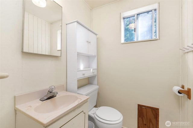 1171 E Mason Lake Dr E, Grapeview, WA 98546 - half bath with vanity and toilet