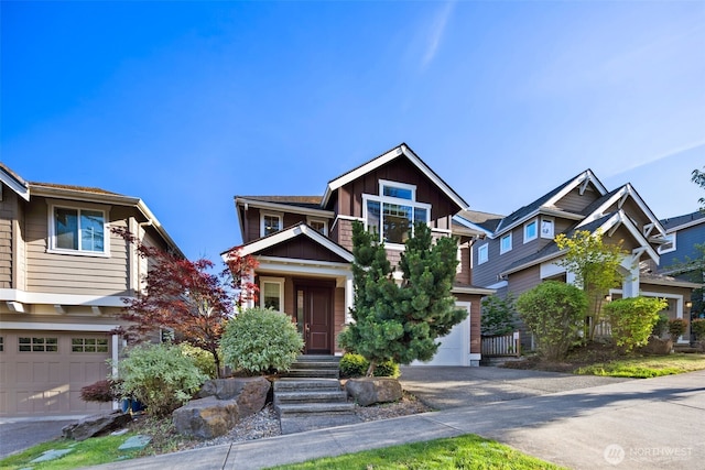 17477 NE 123rd Way, Redmond, WA 98052 - craftsman-style home featuring a garage, driveway, and board and batten siding