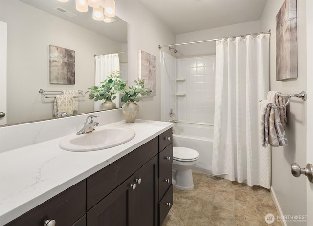 12611 37th Pl NE, Lake Stevens, WA 98258 - bathroom featuring vanity and shower / bath combo