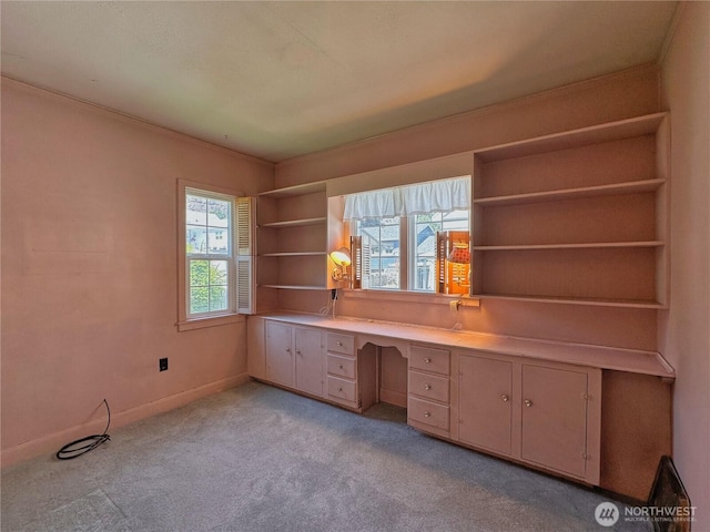 304 Columbia Ave, Coulee Dam, WA 99116 - unfurnished office featuring built in study area and light colored carpet