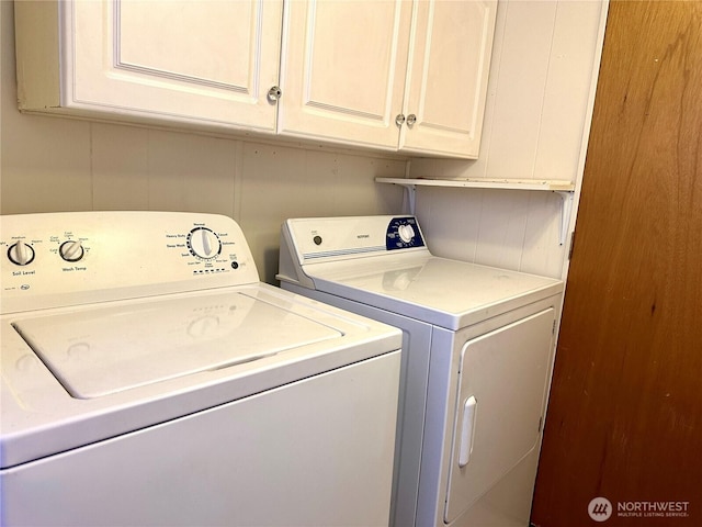 5626 SW 113th Ave E Unit 63, Puyallup, WA 98372 - laundry area featuring independent washer and dryer and cabinet space